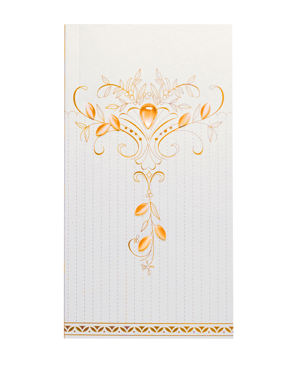 Pearlescent Handkerchief Booklet: Tangerine Pearlescent Handkerchief Booklet: Tangerine