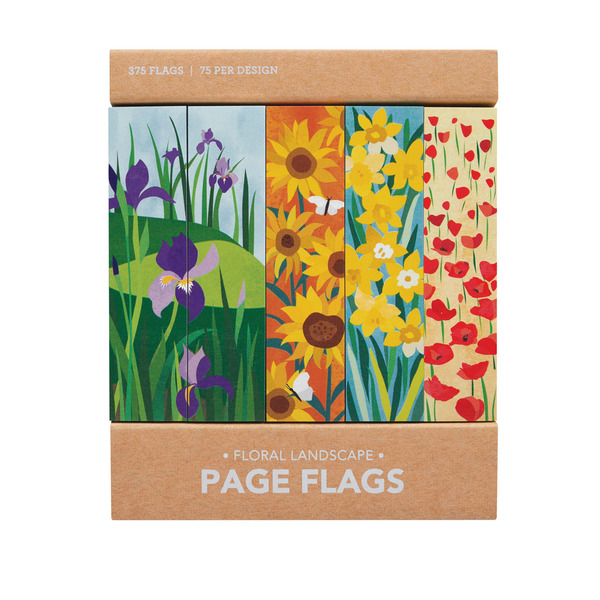Page Flags: Floral Landscape Page Flags: Floral Landscape