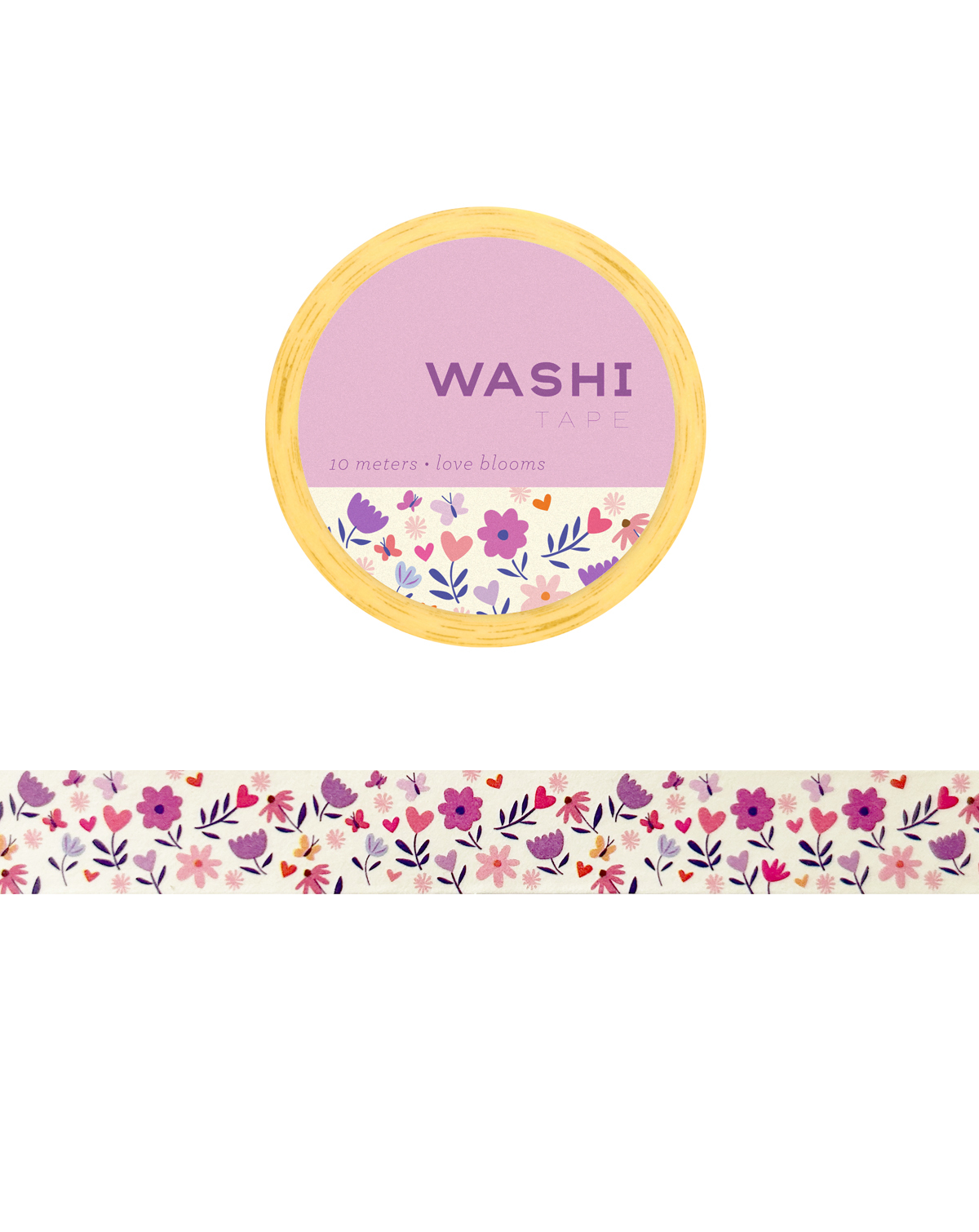 SL Washi Tape Romantic roses Another Love Story 47x77mm nr.1